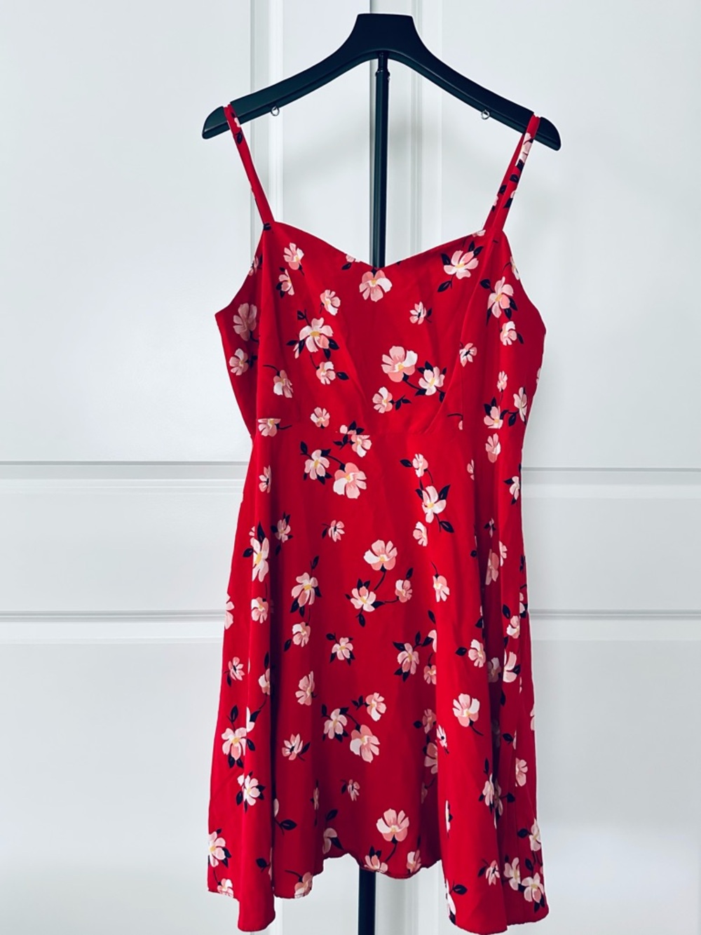 Women’s Old Navy Camp Spaghetti Strap Floral Knee-Length Dress Size XL